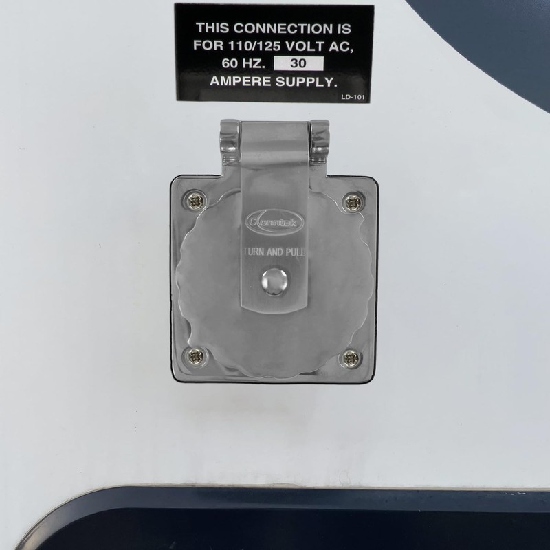 Conntek 30 Amp 125 Volt RV Marine Power Inlet -