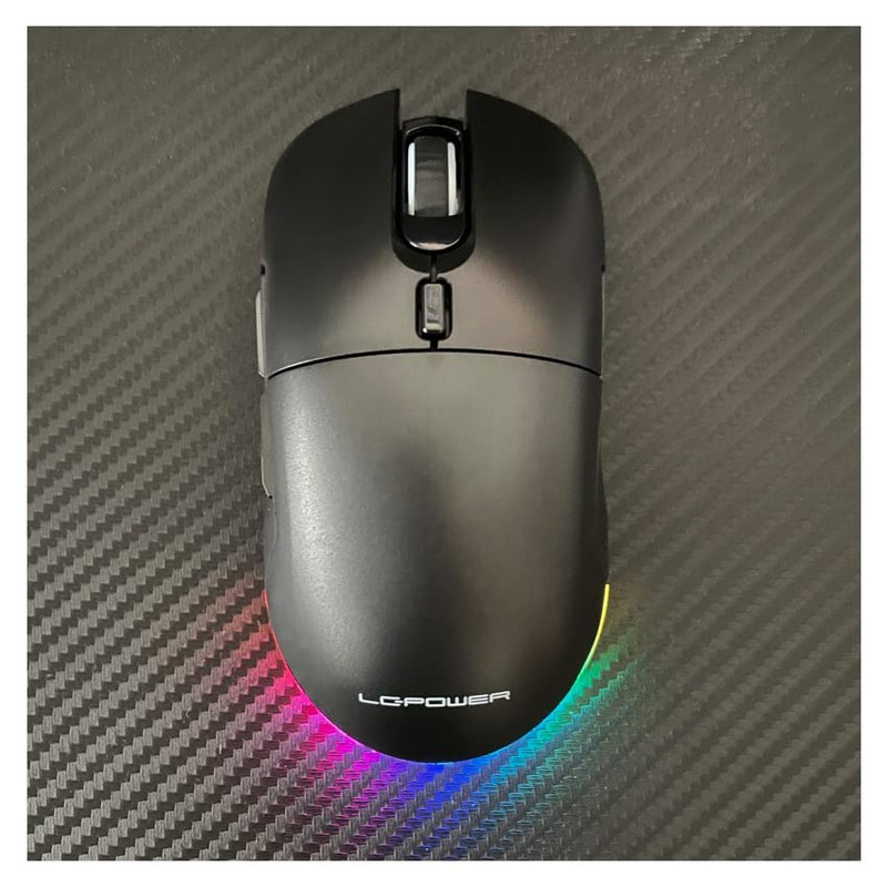 LC-POWER 2,4GHz Gaming Funkmaus mit Einstellbarer DPI/CPI Auflösung, LC-M900B-C-W