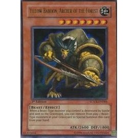 Yu-Gi-Oh! - Yellow Baboon, Archer of The Forest (SOVR-EN084) - Stardust Overdrive - Unlimited Edition - Ultra Rare