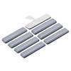 METALLIXITY PTFE Furniture Slider Gliders (70x19mm) 8Pcs, Rectangle Self-Adhesive Floor