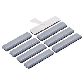 METALLIXITY PTFE Furniture Slider Gliders (70x19mm) 8Pcs, Rectangle Self-Adhesive Floor Protector Pads - for Furniture Carpets