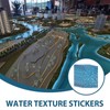 SEWACC Ripple Water Sheet 5 Sheets of DIY PVC Artificial