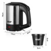Mini Electric Kettle 1000W, 0,5 L,Stainless Steel Automatic Power Off,