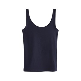 NEXT Wide Strap Top, Navy blue