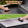 Griddle Cleaning Kit for Blackstone Accessories,Heat-Resistant Silicone Spatula Mat with