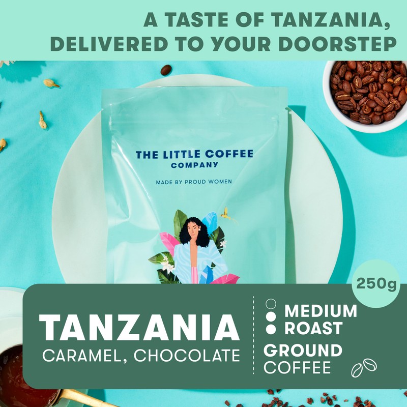 Coffee Rich Ground 250g Tanzania 100% Arabica Ground Coffee