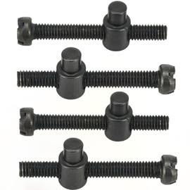 XMHBG 4 Pcs Craftsman Chainsaw Chain Adjuster - Black. Perfect fit for 405/5016 electric chainsaws. Durable, precise tension adjustment for safe cutting.
