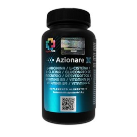 L-ARGININA,L-CISTEINA,LGLICINA,GLUCONATO DE MAGNESIO, RESVERATROL, VITAMINA B3, VITAMNIA B6, VITAMINA B9, VITAMINA C, AZIONARE 60 CAPS                