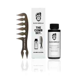 Slick Gorilla Comb Set (Hair Styling Powder 20g + Comb)