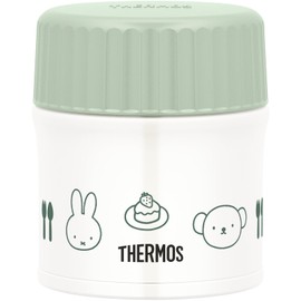 Thermos JBU-302B LTG Vacuum Insulated Soup Jar, 10.1 fl oz (300 ml), Miffy, Light Green