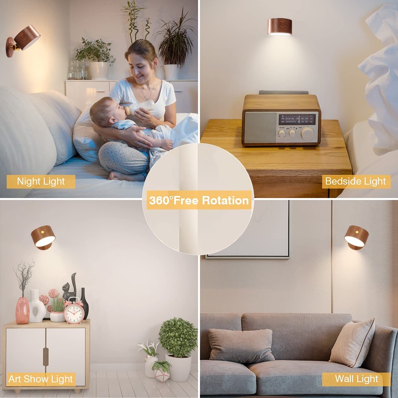 360 ° Rotating Magnetic Led Wall Mounted Reading Light