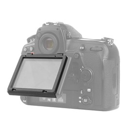 STSEETOP Screen Protector for Nikon D850 with Clip-On Frame - Shatterproof Snap Installation, No Adhesive or Bubbles, Anti-Scratch Edge Protection