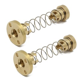ReliaBot 2pcs T8 Tr8x4 Anti Backlash Spring Loaded Nut Elimination Gap for 4mm Lead Acme Threaded T8x4 Lead Screw (2mm Pitch, 2 Start, 4mm Lead)