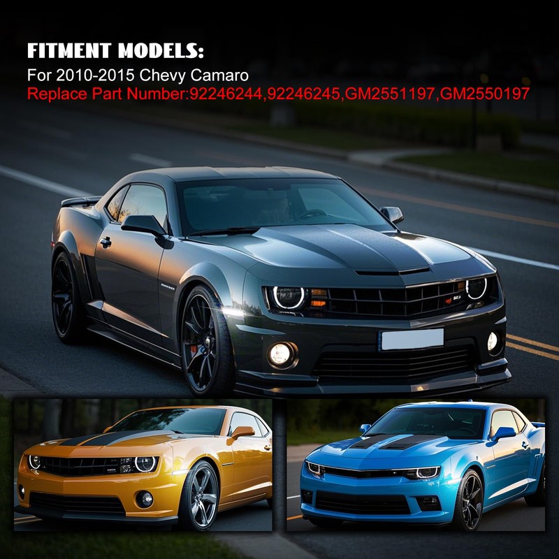 Nrgedzam 2PCS LED Side Marker Lights White Front Side Marker