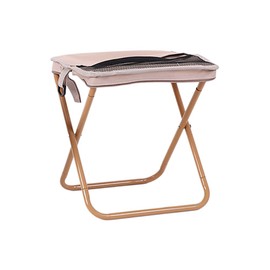 Elivo アウトドア 折り 椅子 軽量 持ち運び 背もたれ 大サイズ ブラウン