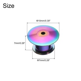 sourcing map 10pcs Metal Pin Backs Spring Loaded Pin Keepers Locking Pin Keepers Locking Clasp for Brooch Tie Hat Badge, Colorful