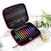 UPIQNG Knitting Needles Set Interchangeable Circular Knitting Needles Set Aluminum