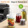 Vacuum Sealer Machine with UV-C Light, Includes Mason Jar Sealer