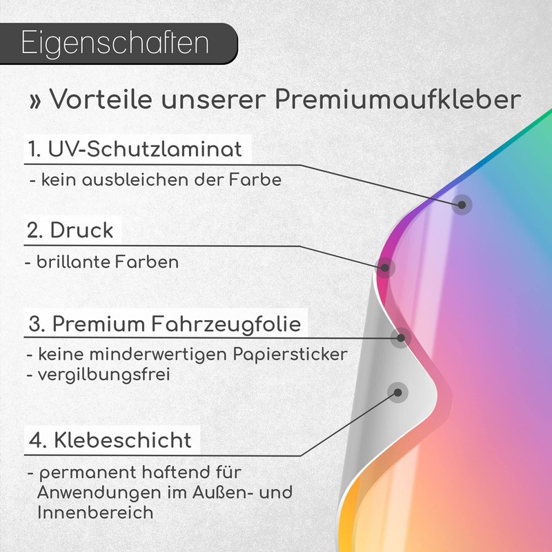 Vehicle Sticker | Caution, Attention Novice Driver (German Language)