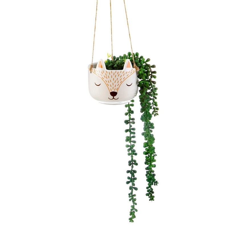 Sass & Belle Woodland Fox Hanging Planter