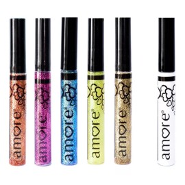 Amore Delineador De Ojos Liquido Amore 5 Piezas + 1 De Regalo
