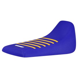 Enjoy Mfg 1988 - 2006 Yamaha Blaster Gripper seat cover  all BLUE w/ YELLOW ribs #178