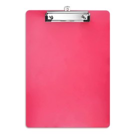 Tabanzhe Plastic Clipboard - Standard A4 Size Clip Boards Facilitate Seamless Organization Office Folder Featuring Heavy Duty Robust Black Clips for Professional and Educational Use(Blue/Red)