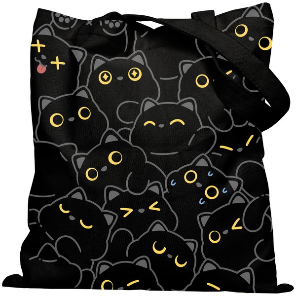METALPHA Cute Tote Bag for Women Girls - Resuable Double-Sided