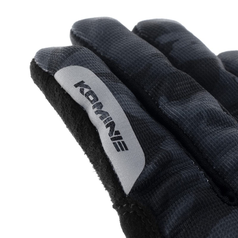 Komine Motorcycle GK-1853 Stretch Mesh Gloves Luce II Neo Black