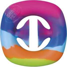Toysmith Snapperz Rainbow Fidget Toy, Squeeze, Grab, Snap, Sensory, Party Popper Noise Maker Stress Relief