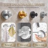 SOCORIA 2025 Upgraded Drill-Free Suction Cup Hooks, Stainless Steel Suction