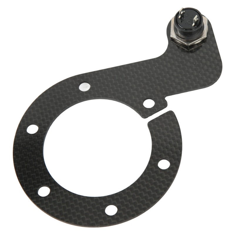 Steering Wheel Horn Button 6 Hole Carbon Fiber Comfortable Touch