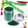 OHPHCALL 100g Fine Glitter Green Epoxy Resin Crafts Powder Bottle