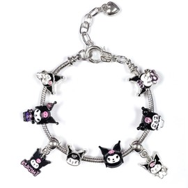 PQKL-party Kuromi Bracelet,Kuromi Bracelet for Girls,Kuromi Jewellery,Kuromi Bracelet Jewellery,Kuromi Bracelet,Kuromi Pendant Bracelets, Gift for Best Friend Cute Bracelet