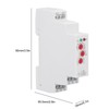 Time Relay Multifunctional Normally Open DIN Rail Delay Timer Switch