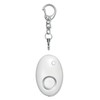 PromotionGift Mini personal alarm with keyring - white