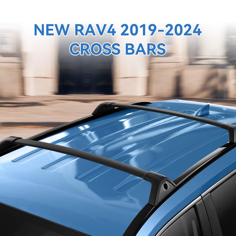 220LBS Roof Rack Cross Bars for 2019-2025 RAV4 XLE XSE