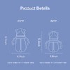 POTATO Glass Baby Bottles, Anti-Colic Breastfeeding Bottles with Medium Flow
