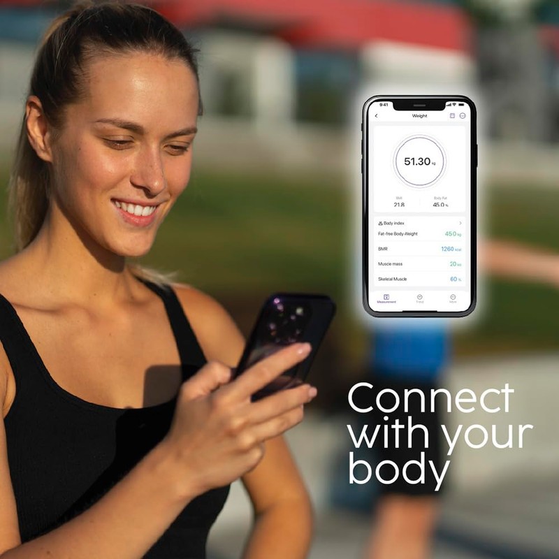 CUBITT Smart Digital Weight Scale, 13 Body Composition Analizer, BMI,