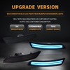 DERMOKA LED Side Marker Lights Front Rear Bumper Parking Signal