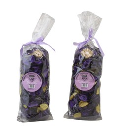 Lily Scented Potpourri Bags – 2 Large Packs, 8.4 oz Total – Dried Petals & Botanicals for Bowls & Vases – Long-Lasting Aroma for Home Décor, Office, Bathroom, Gift Use