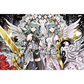 1000 Piece Jigsaw Puzzle PUZZLE & DRAGONS Whitewashed Battle Maidens (20 x 30 inches)