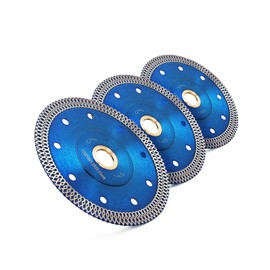 3 PCS 4.5 inch Super Thin Diamond Cuttiing Tile Blade Porcelain Balde for Cutting Granite Marble Tile Ceramic (4.5"-3pcs)