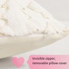 Psythuor Christmas Pillow Covers 18x18, Set of 2 White Christmas