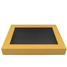 Natural 24x30 Large Shadow Box Display Wooden Frame with Black Acid-Free Backing UV Acrylic & Hanging Hardware - with 3/4" Usable Depth - Great Jersey Frame Display Case Shadowbox