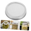 Operitacx Mason Jars Lids Sprouting Jar Kit Fine Mesh Screen