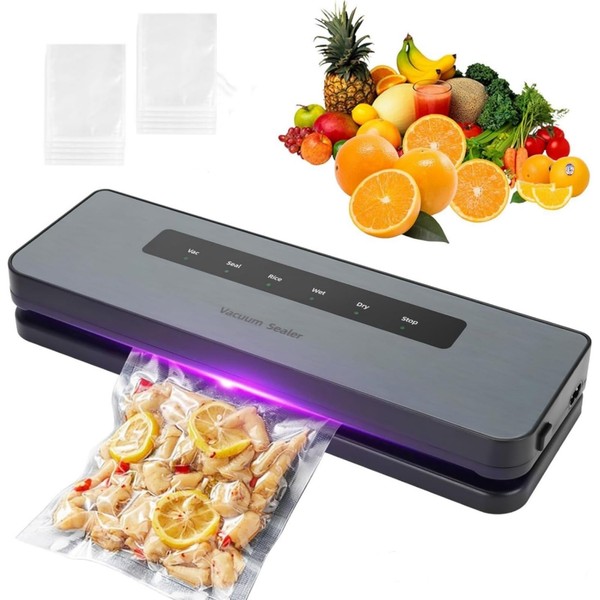 aichilra Vacuum Sealer Machine, 6 in 1 Fast Compact Vacuum