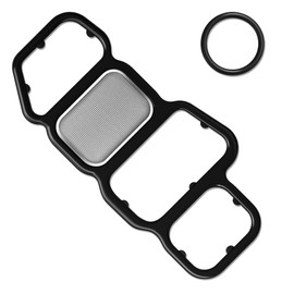 Head Cylinder Solenoid Valve Gasket Replacement for Honda/Acura Accord CR-V HR-V ILX 2006-2021 - VTEC Filter Spool Valve 1.8L 2.0L - Set of 15826-RNA-A01+91319-PAA-A01 by AUTOMAJOR