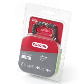 Oregon S60 AdvanceCut Replacement Chainsaw Chain for 18-Inch Guide Bars, 60 Drive Links, Pitch: 3/8", .050" Gauge, Fits Craftsman, Mastercraft, McCulloch, Poulan, and More