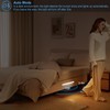 BIGMONAT Motion Sensor LED Night Light,Wireless USB Rechargeable Under Cabinet